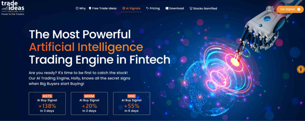 Trade Ideas - one of the best AI tools  for 2026